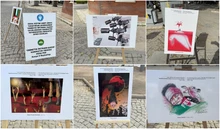 Gazze’nin sessiz çığlığı Konya’da karikatürlerle anlatıldı