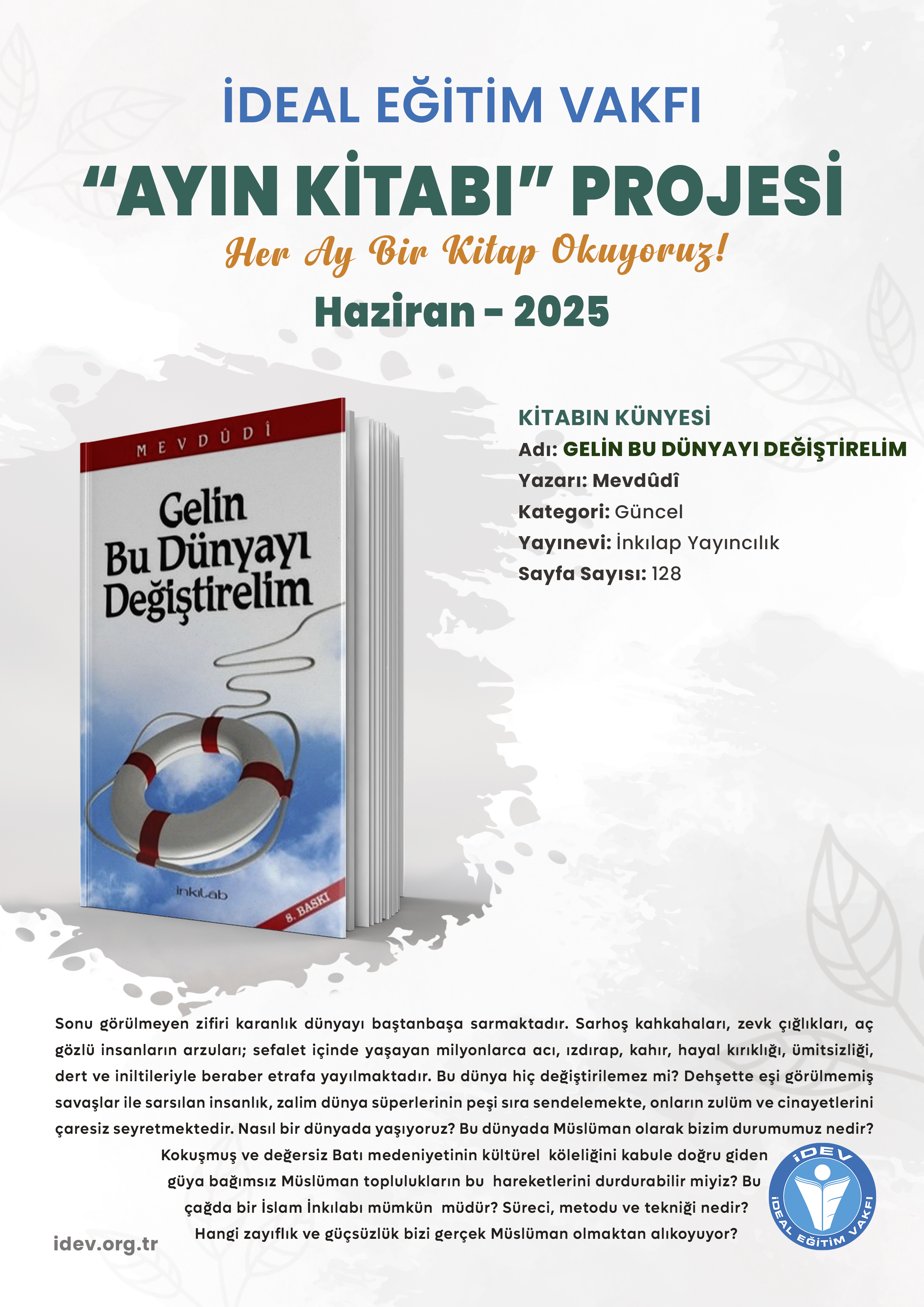 2025 Haziran Ayın Kitabı Projesi