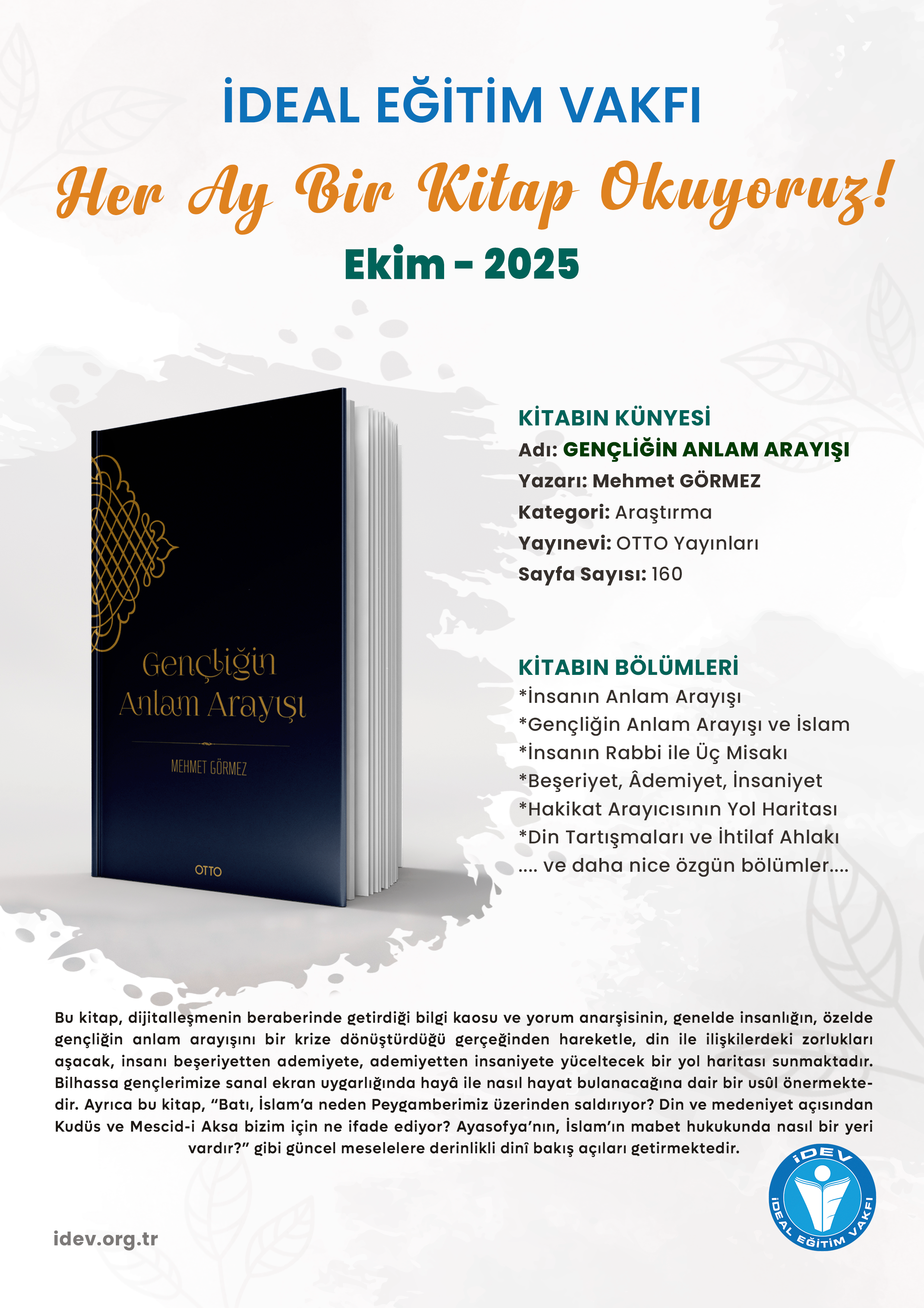 2025 Ekim Ayın Kitabı Projesi