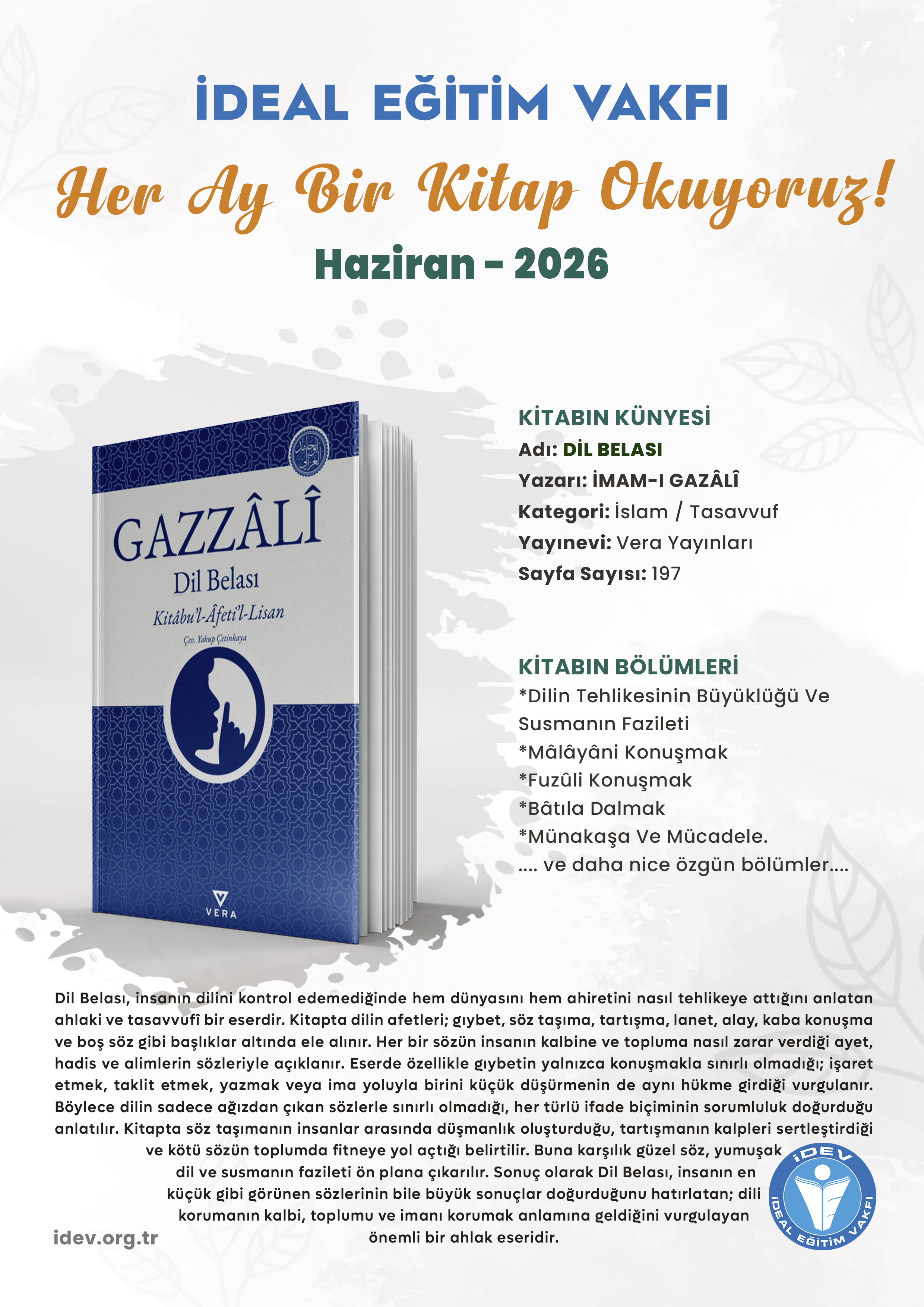 2026 Haziran Ayın Kitabı Projesi